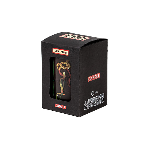 Свеча Seletti Large Snakes Black Toiletpaper Candle 14087