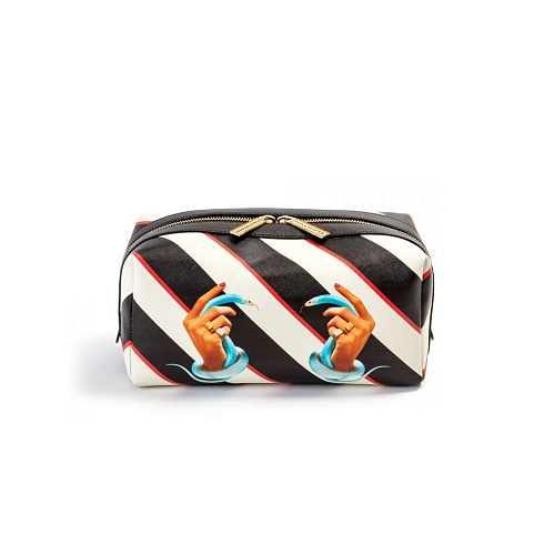 Косметичка Seletti Stripes Hands with Snakes Toiletpaper Bag 02591