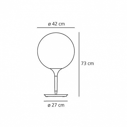 Настольная лампа Artemide 1048010A Castore