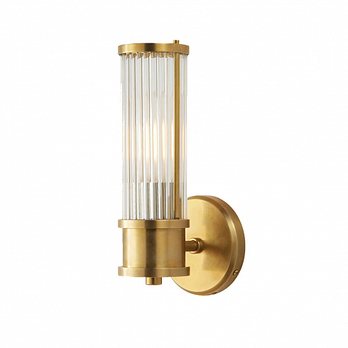 Настенный светильник Delight Collection Allen 1 brass Claridges BRWL7001-AB