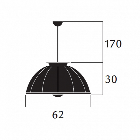 Подвесной светильник Venetia Studium Cupola 63 Cupola