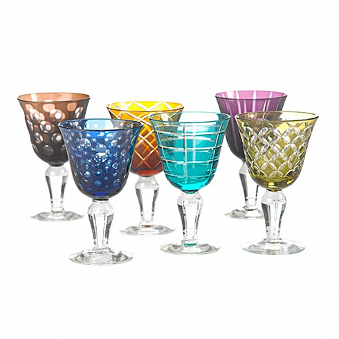 Набор Pols Potten Wine glass cuttings set 6 Glasses 140-230-085