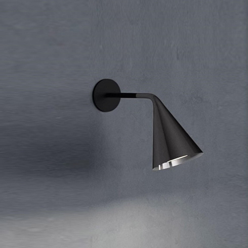Настенный светильник TOOY Gordon 561.42 Black/black chrome Gordon 561.42+C2+C48