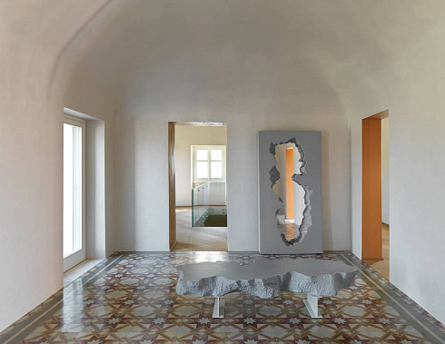 Зеркало Gufram Broken Mirror Almost White Broken G30121