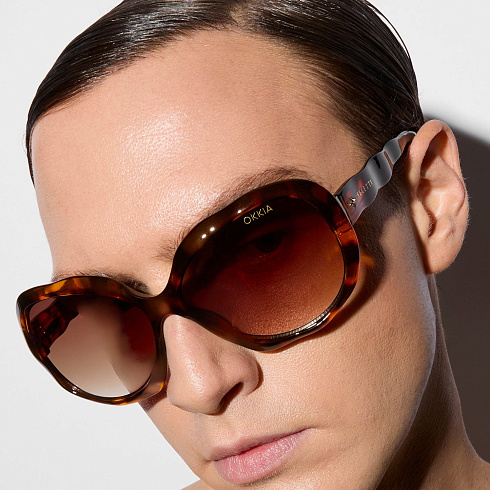 Солнцезащитные очки Seletti CALIFORNIA - Green Gradient SELETTI X OKKIA OKS05-CHG