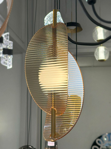 Подвесной светильник Delight Collection MD24030035-1A brass/amber MD24030035