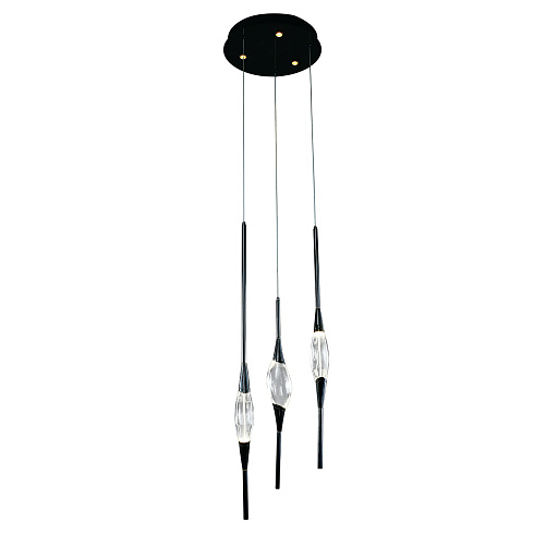 Подвесной светильник Delight Collection Pezzo 3 pearl black Pezzo OM82112-3 pearl black