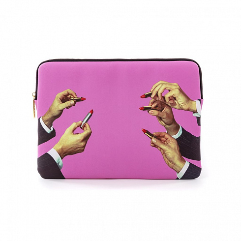 Чехол для ноутбука Seletti Lipsticks Pink Toiletpaper Bag 02563