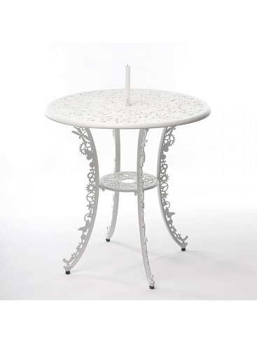 Обеденный стол Seletti Aluminium White Industry Collection 18687 BIA
