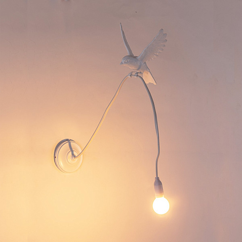 Настенный светильник Seletti Sparrow Landing Sparrow Lamp 15314