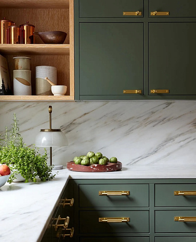 Ручка-скоба Buster and Punch Pull Bar Plate Linear Small Brass Linear GPB-05301                