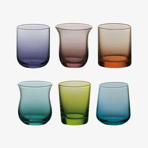  Bitossi Home Nuance Blue/Green H.5.6 cm 6шт diseguale MCV01251