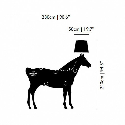 Торшер Moooi Horse Lamp HORSE