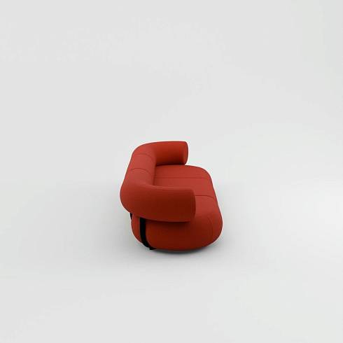 Диван Tom Dixon FAT 3 - Configuration 2 - Orange red (Kvadrat Hero 2 0552) FAT Fat-Sofa-Comb2-HE0552