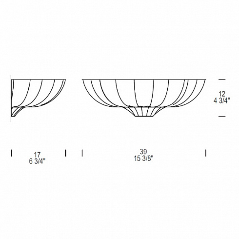 Настенный светильник Leucos PASCALE P 40 PASCALE 0000538