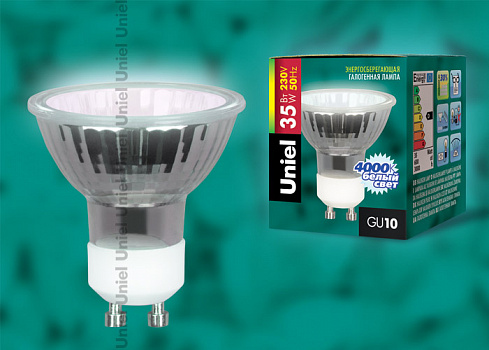 Лампа галогенная Uniel JCDR-X35/4000/GU10 Xenon