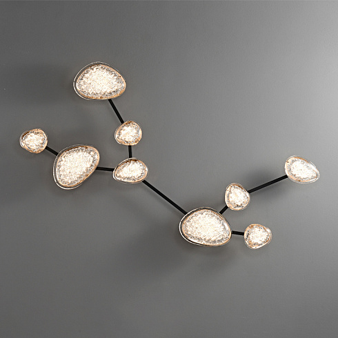 Настенный светильник Delight Collection 2309-Virgo matt black/french gold MT9125