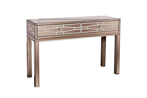 Консоль зеркальная, 2 ящика  см Garda Decor KFG038 