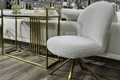 Консоль Misty Nuova иск.мрам/мат.зол см Garda Decor 47ED-182KONS-ZOL 