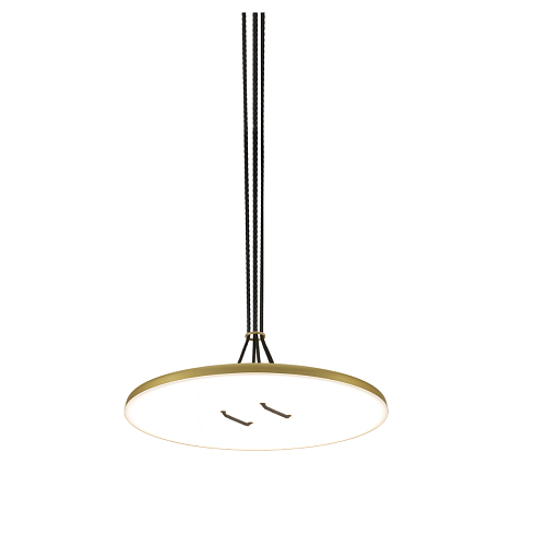 Подвесной светильник A-N-D Button 60 3000K Gold  Button BUT-60-P-GD-30