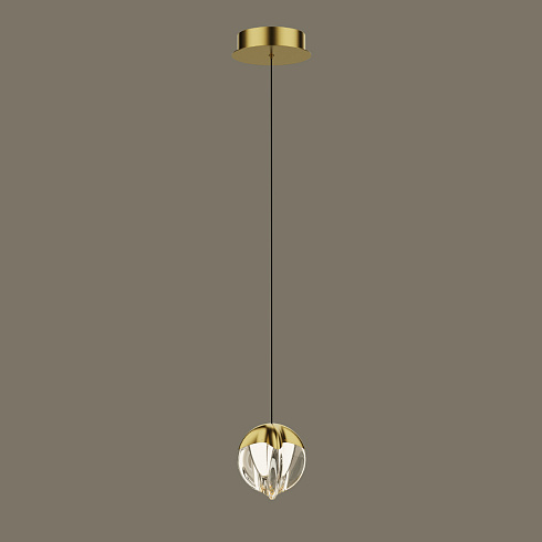 Подвесной светильник Delight Collection MD24001033-1A gold/clear MD24001033