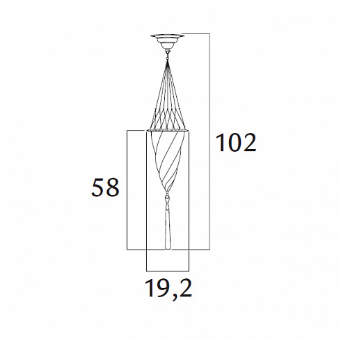 Подвесной светильник Venetia Studium Cesendello Cesendello