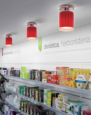 Потолочный светильник Bover OLIVER Red OLIVER 5131306/P736C