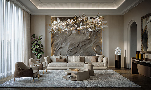 Подвесной светильник Patrizia Volpato Agata 24K Polished Gold Agata 1325/150+24K Polished Gold