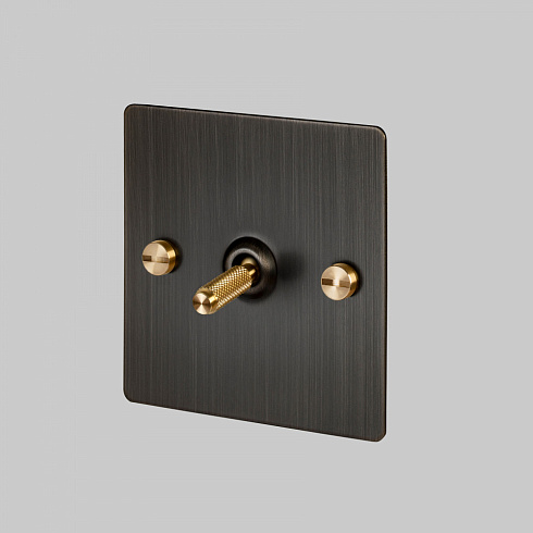 Переключатель Buster and Punch 1G Intermediate Toggle Smoked Bronze/brass Switches UK UK-TO-CO-INT-SM-BR-A