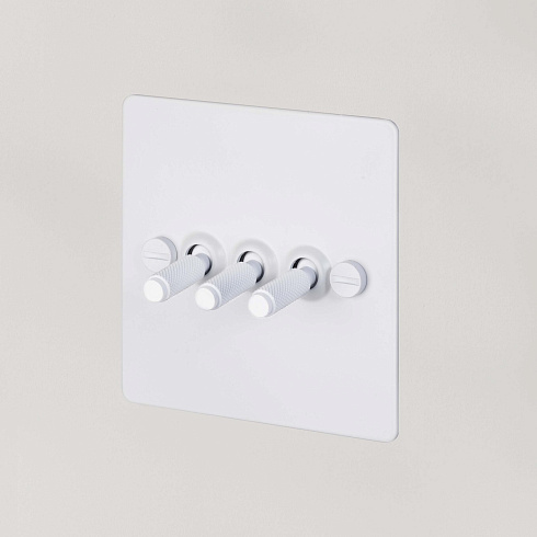 Выключатель Buster and Punch 3G Toggle White Switches UK UK-TO-CO-3G-WH-A