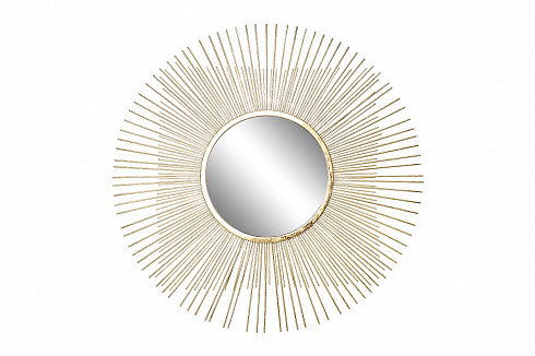 Зеркало декоративное золотое  см, центр.диам.28 см Garda Decor 37SM-0734-R 