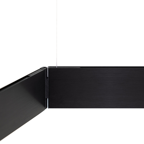 Система Davide Groppi Sottile 800 x 4 Brushed Black 3000K 1-10V Sottile 1A6383600.30.20
