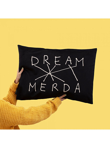 Подушка Seletti Dream-Merda Black Connection 02442