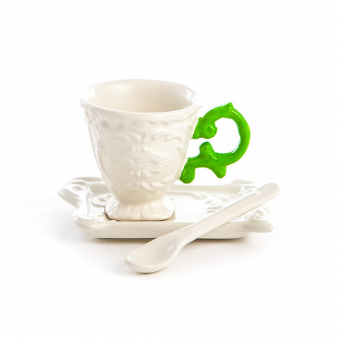 Кофейная пара Seletti I-Coffee Green I-Wares 09859 VER