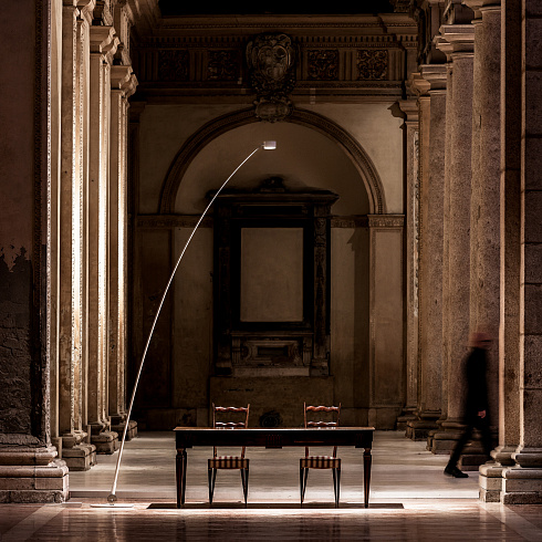 Напольный светильник Davide Groppi Sampei 230 Umbra Grey 2700K Sampei 1A3734100.27.06