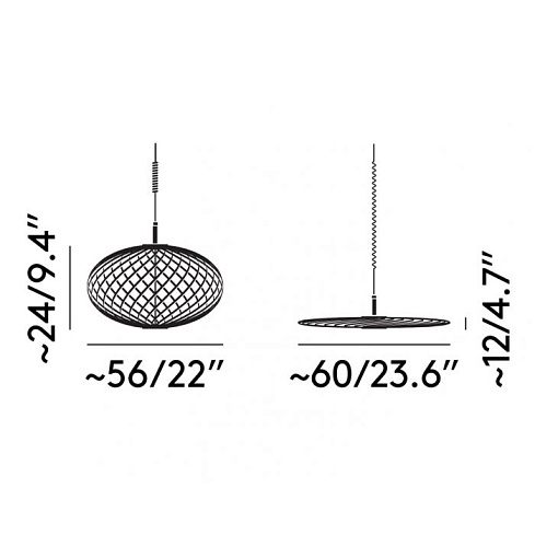 Подвесной светильник Tom Dixon Spring Small Brass Spring SPP04BEU