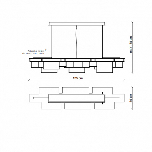 Люстра Patrizia Garganti G01N1 Gisele