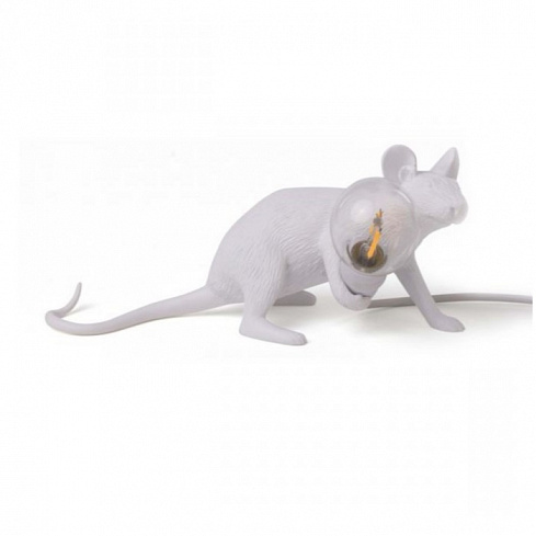 Настольная лампа Seletti Mouse Lamp Lyie Down USB Mouse Lamp 15222