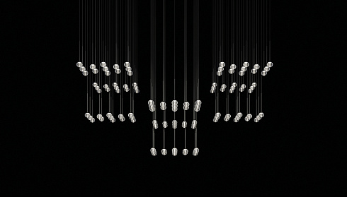 Подвесной светильник Vibia Algorithm 0825 Graphite Algorithm 082518/1A