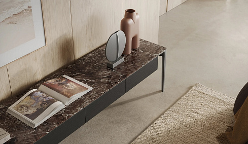 Журнальный стол Bensen Able Low Black Oak Able ABLC1DBK