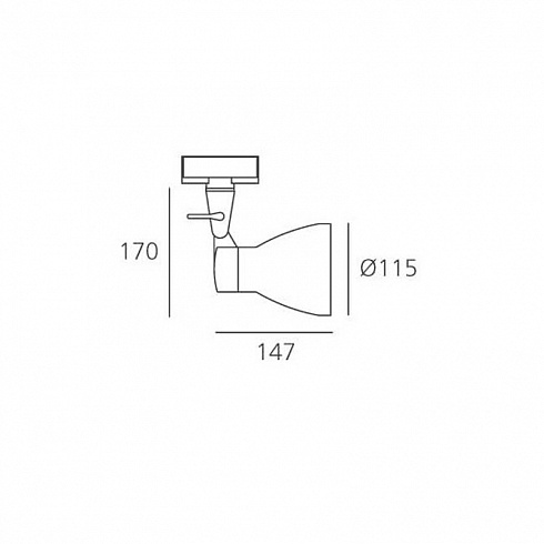 Спот Artemide L162590 Starship