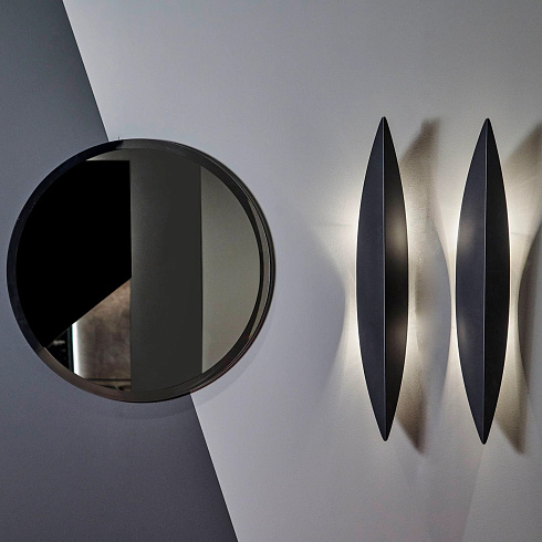 Настенный светильник Chelini Leaf satin brass Leaf