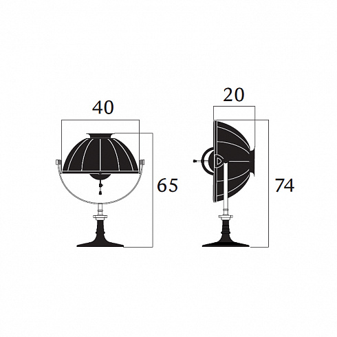 Настольная лампа Venetia Studium Armilla 41 Armilla