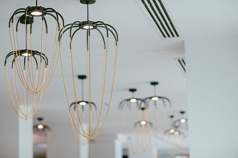 Подвесной светильник Axo Light ALYSOID 43 Brass Alysoid SP ALYS43 AN OT LED