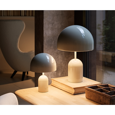 Настольная лампа Tom Dixon Bell Light Grey Bell BEPO01GRUN