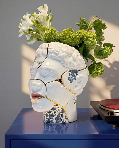 Ваза Seletti Kintsugi Head Him Kintsugi 09947