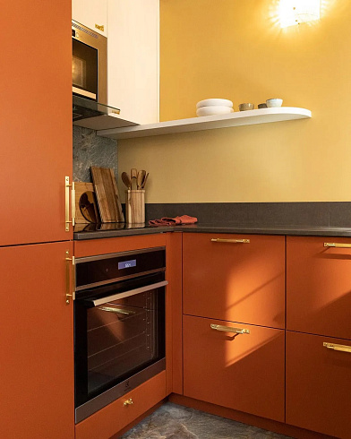 Ручка-скоба Buster and Punch Pull Bar Plate Linear Large Brass Linear GPB-05311   