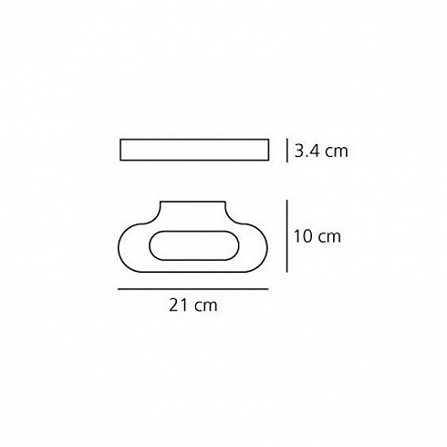 Настенный светильник Artemide 0613020A Talo