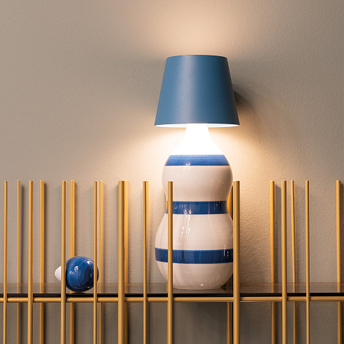 Настольная лампа Zafferano Poldina Stopper Black Poldina LD0349D3