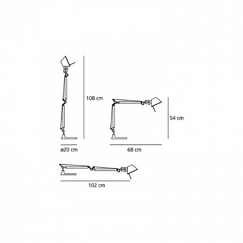 Структура Artemide A005940 Tolomeo Mini